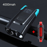 4000mAh Induction Bicycle Front Light