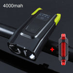 4000mAh Induction Bicycle Front Light