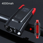 4000mAh Induction Bicycle Front Light